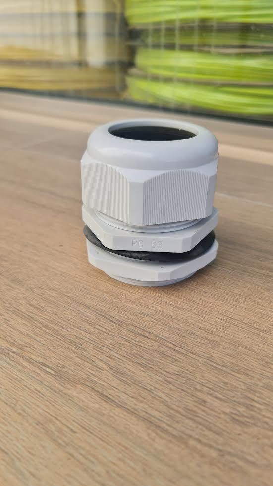 Plastic Waterproof Adjustable 3.5-13mm Cable Glands Joints, PG7, PG9, PG11, PG13.5, PG16 (35 Pieces)