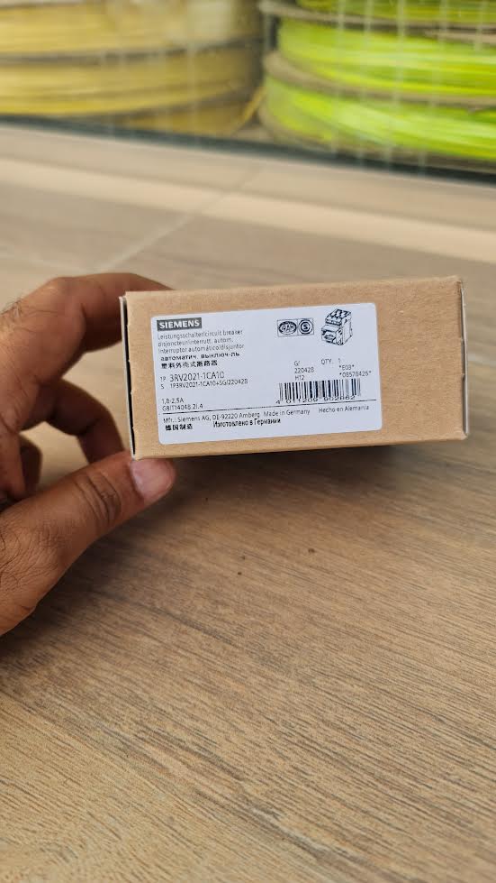Siemens MPCB 1.8 - 2.5A | 3RV2021-1CA10