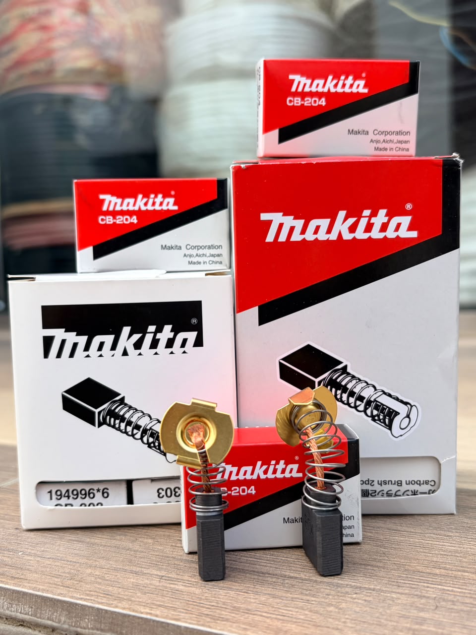 Makita CB-204 Carbon Brushes part no 191957-7