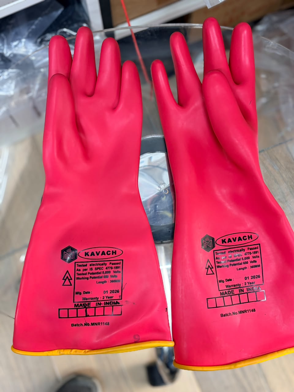 Hand Gloves 5kV | Rubber Gloves Insulating
