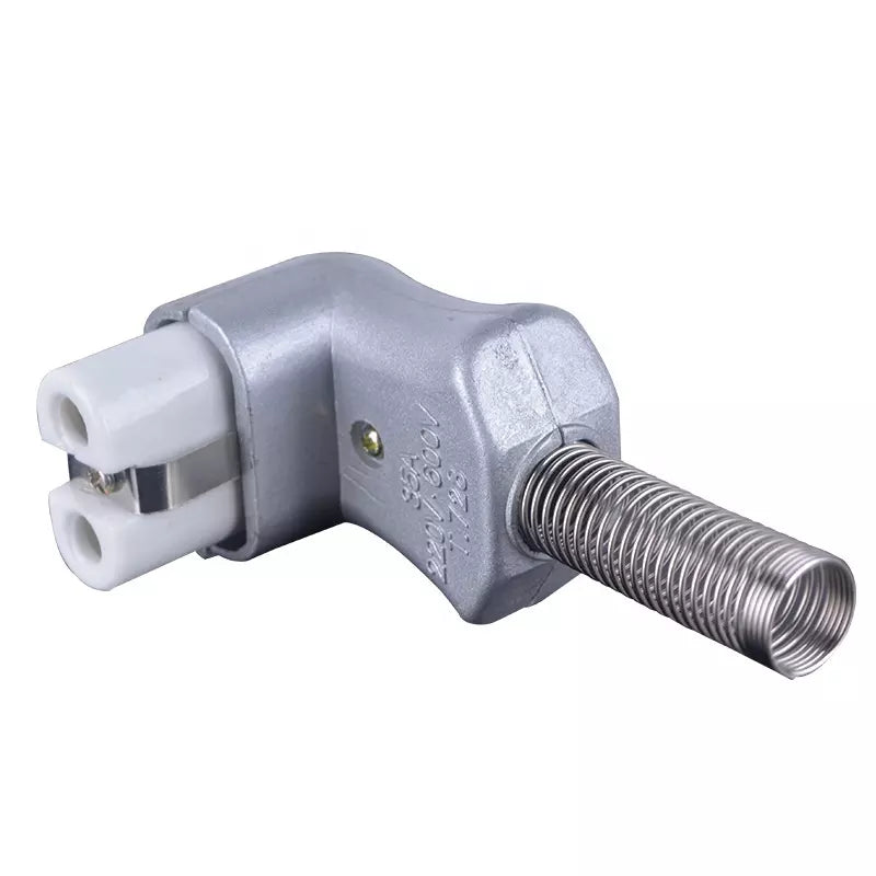 Right Angled Ceramic Electric Heater Plug with Aluminum Alloy Shell and Ceramic Head