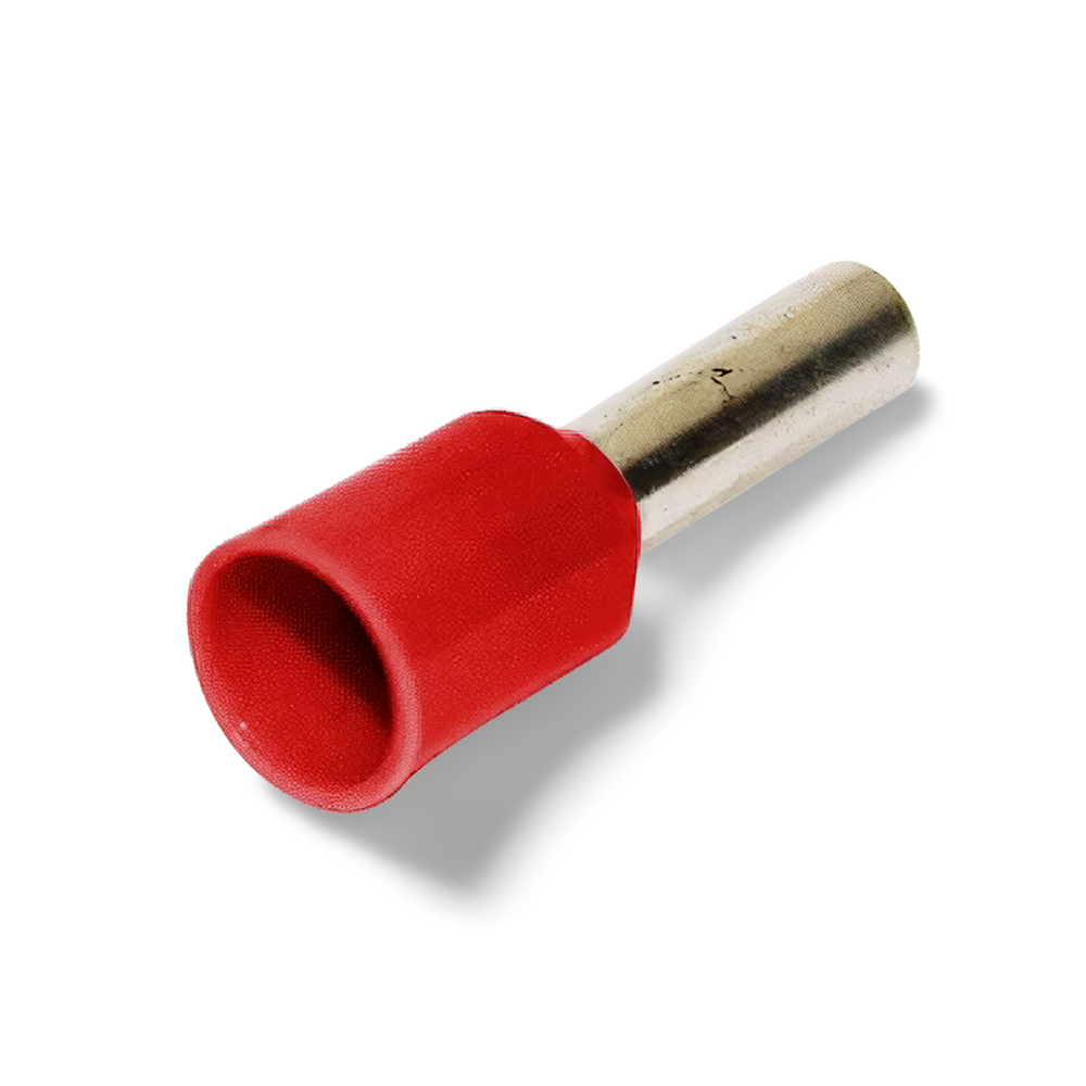 Insulated Bootlace Lug 1.5mm Red