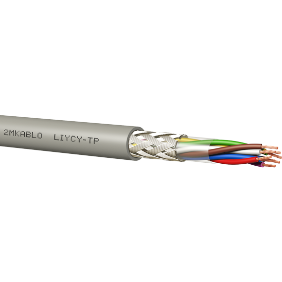 Screen Flex Control Cable Overall screened PVC Control Cable 24Core LiYCY