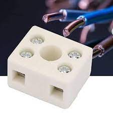 Ceramic Wire Connector Terminal Block 2 Position 2Way ,10Amps