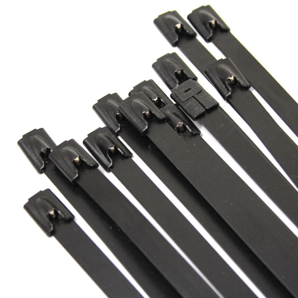 Stainless Steel cable tie Coated 4.6 x 300MM Pack of 100 Nos
