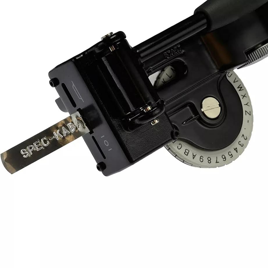Stainless Steel Metal Tape Embossing Machine Kit DYMO Rhino M1011 - Ready Stock