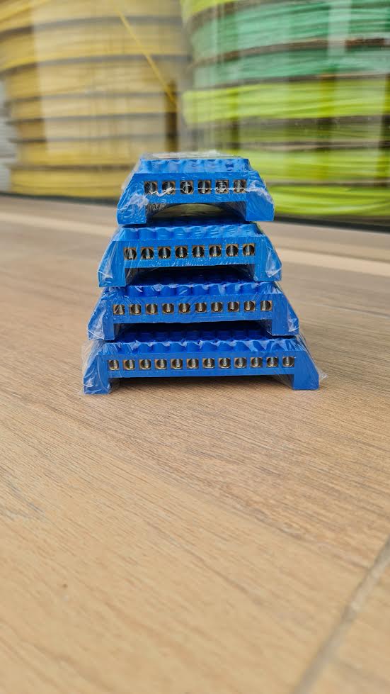 Brass Bar Terminals CT001-0609 6P Blue