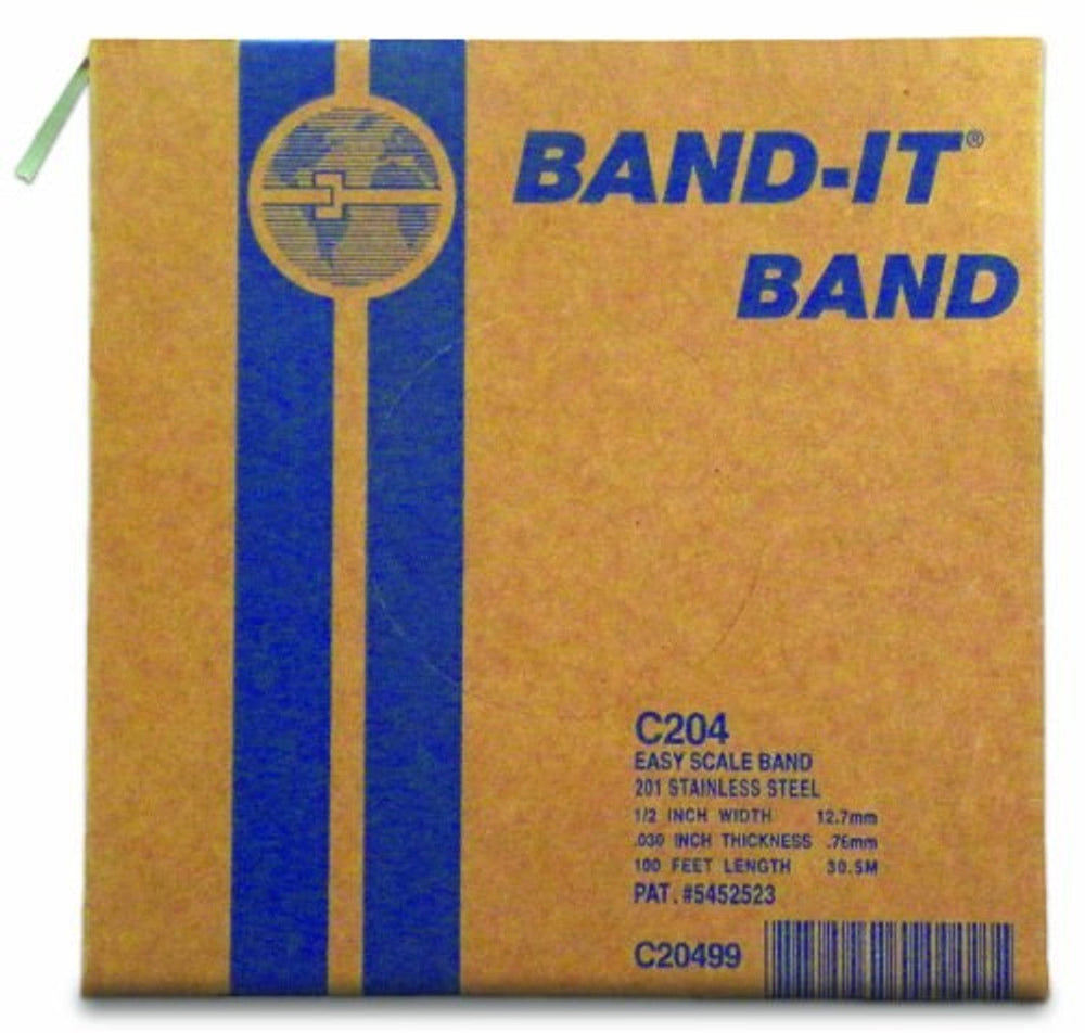 1/2 in. 201 Stainless Steel Band Roll - 100 ft. Roll BAND-IT