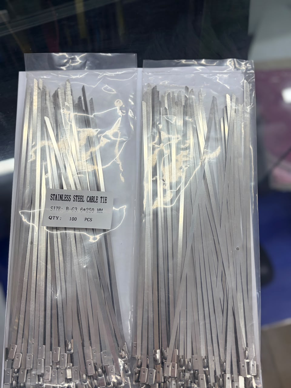 ORGINAL STAINLESS STEEL CABLE TIES  \\\ COSTUME MADED ///