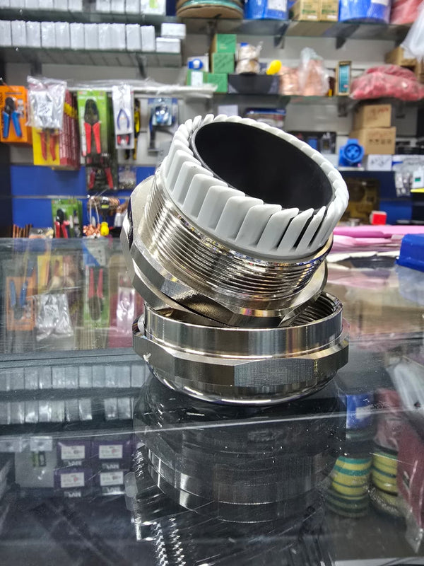 Nickel-Plated Brass Metal cable Gland