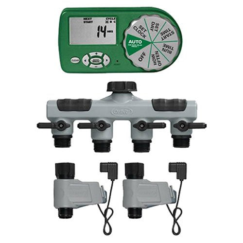 Garden Timer Water Timer 4Way Out Orbit 58911