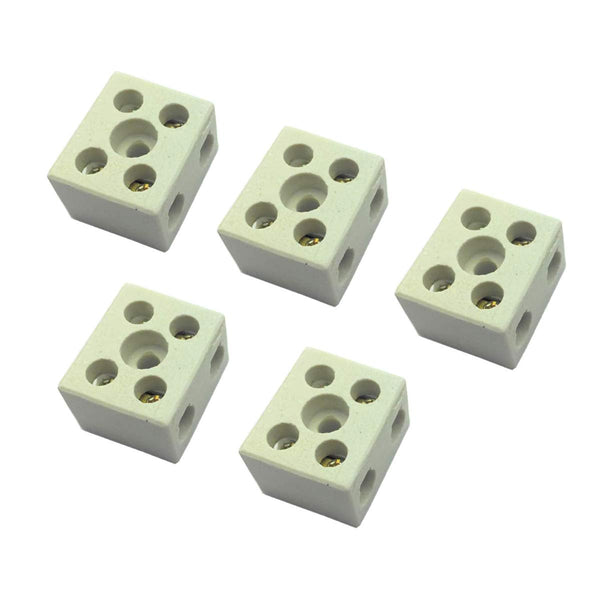 Ceramic Wire Connector Terminal Block 2 Position 2Way ,10Amps