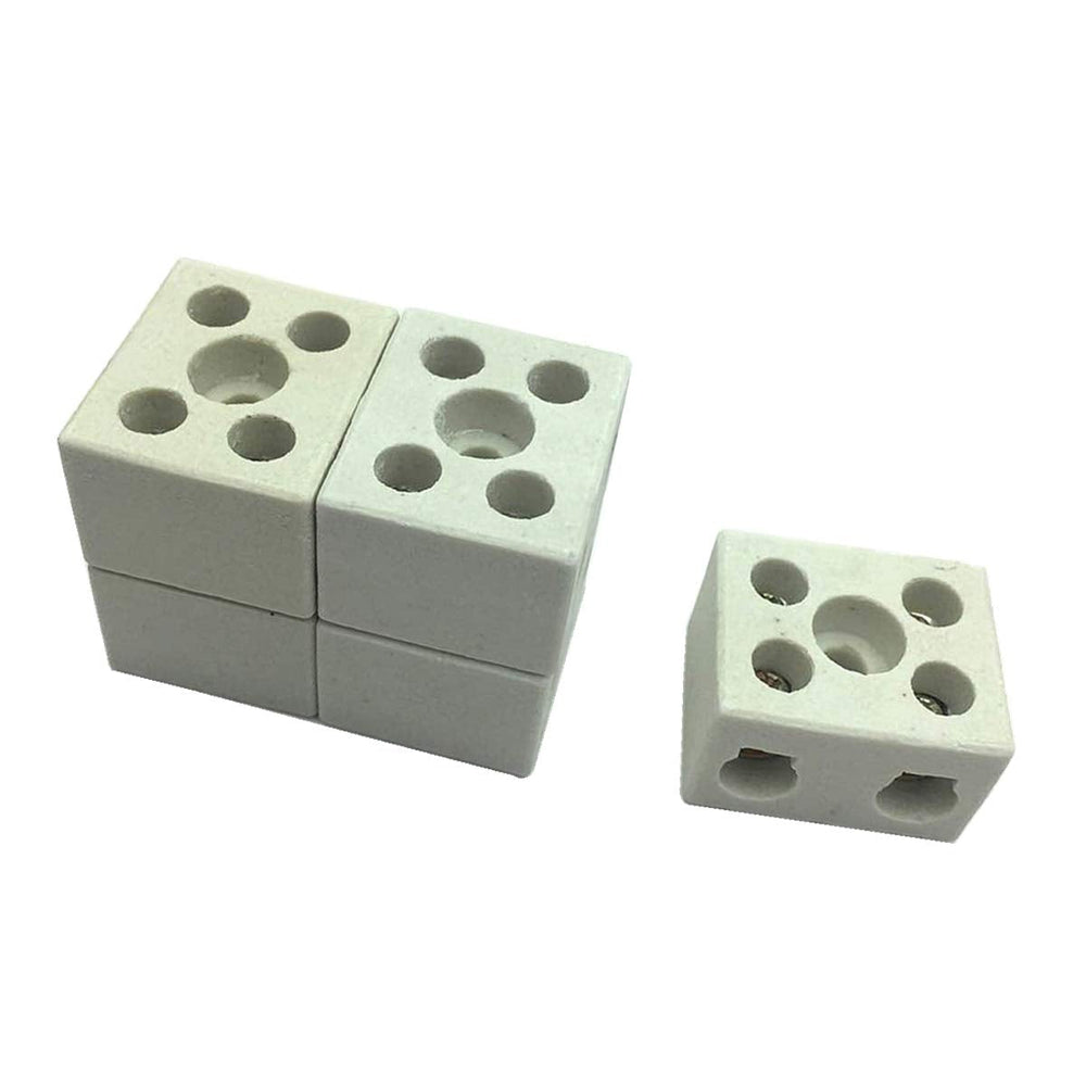 Ceramic Wire Connector Terminal Block 2 Position 2Way ,10Amps