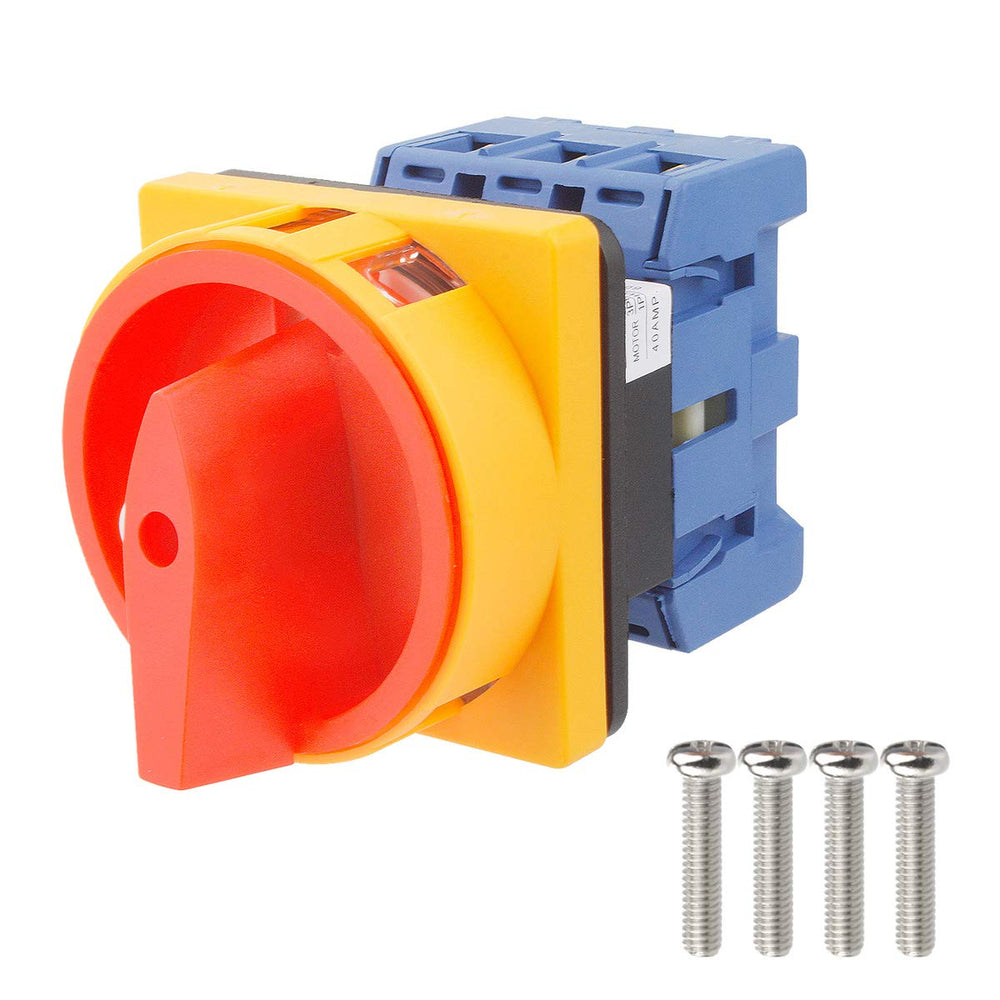 Rotary Selector Changeover Switch Universal Switch 2 Position GLD11-40A AC 690V