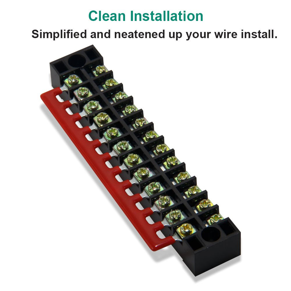 Terminal Block 12 Positions 600V 15Amp