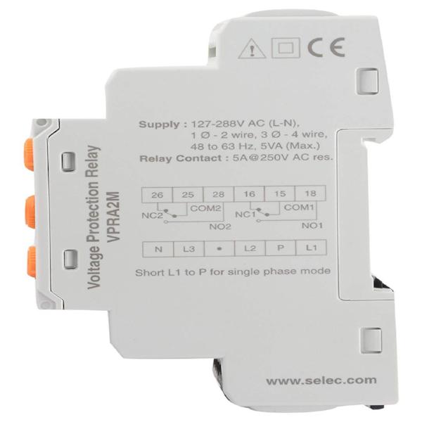 Selec VPRA2M Analog Voltage Protection Relay