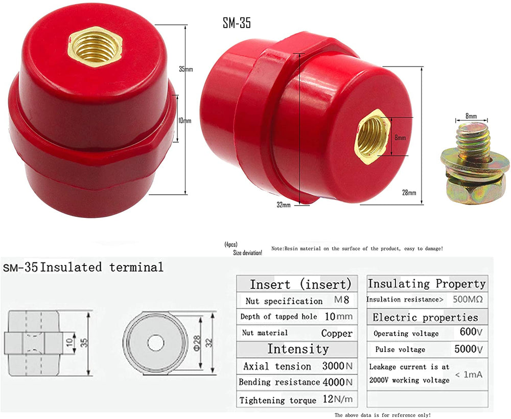 Busbar Insulator for Electrical Copper or Aluminum
