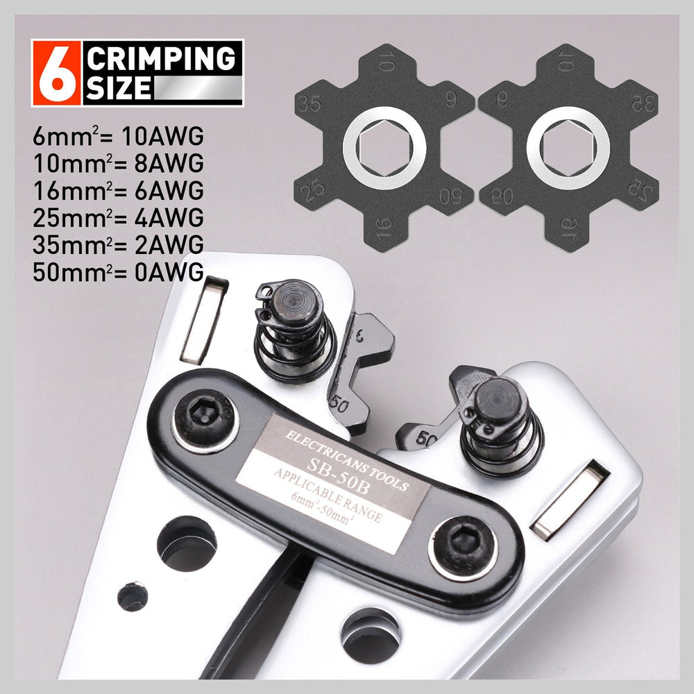 HX50B Manual Crimping Tool 6-50MM2