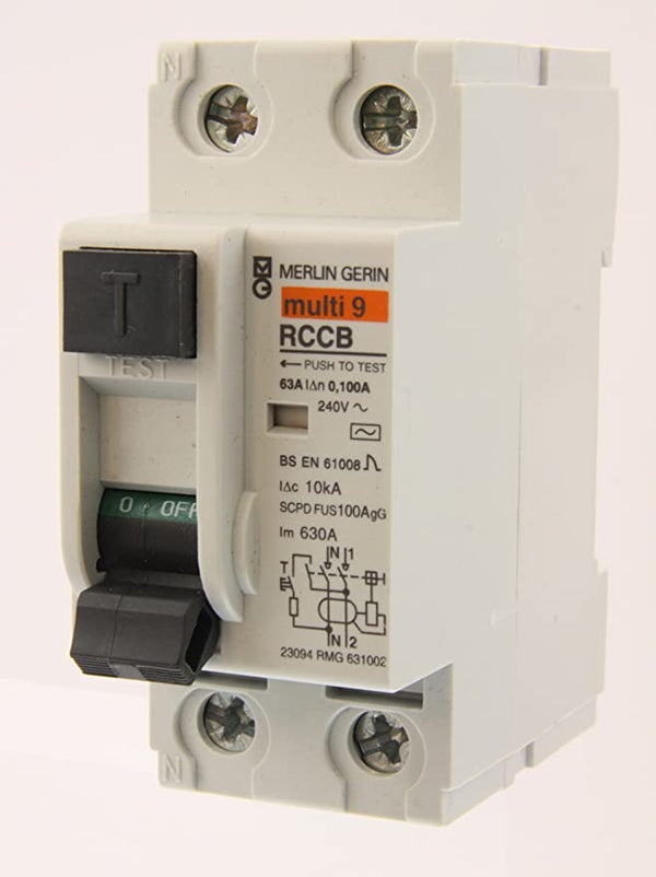 ELCB / RCCB 40AMP 2Pole 100MA Merlin Gerin ( Schneider )