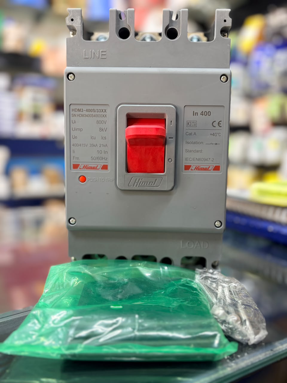 HDM3-400S 3-Pole Moulded Case Circuit Breaker (MCCB)