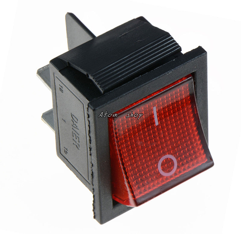 Rocker Switch 6 Pins On-Off-on 6P -5A 250V 20A 125V Black Red Green Blue Yellow