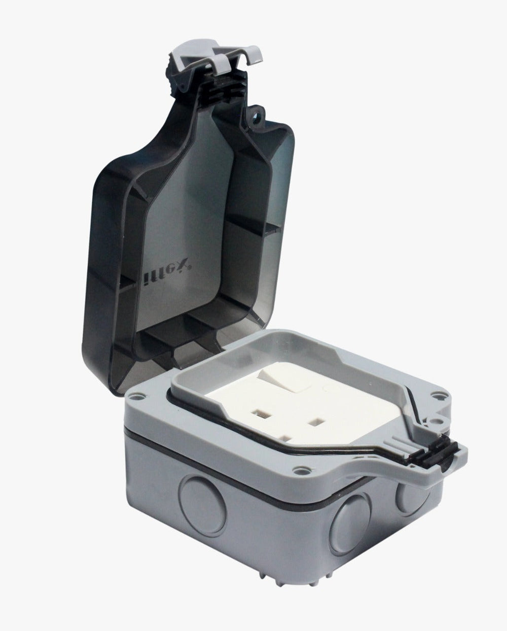 Weatherproof Outdoor Switched Socket Double Gang