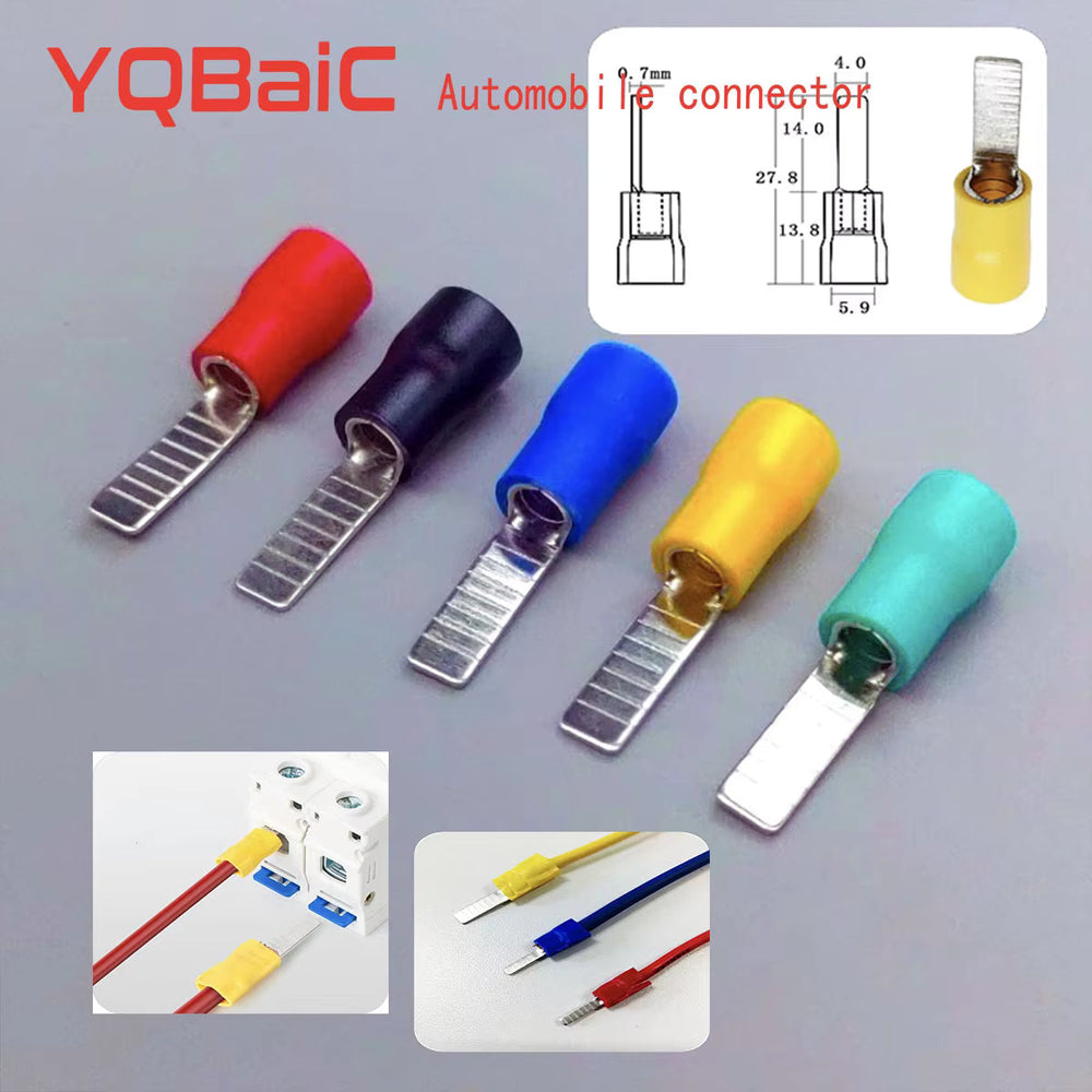 C45 Terminals for DZ47 Air Switch Circuit Breaker Wire Connector Electric Cable Connector Copper Crimp Terminal C45