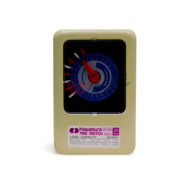 Kawamura Electric Analogue Timer, TM-30A, 30A, 110-250VAC