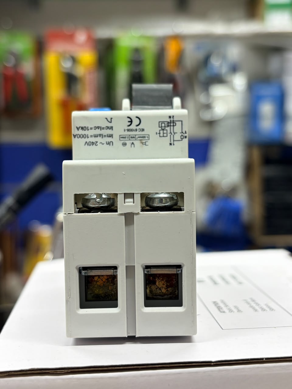 HAVELLS DOUBLE-POLE (DP) RESIDUAL CURRENT CIRCUT BREAKER (RCCB) RATED AT  100A WITH A 100mA SENSITIVITY