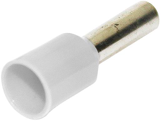 Insulated Bootlace Lug 0.75mm White