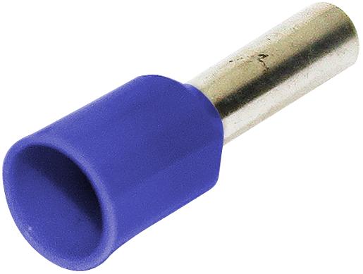 Insulated Bootlace Lug 0.75mm Blue