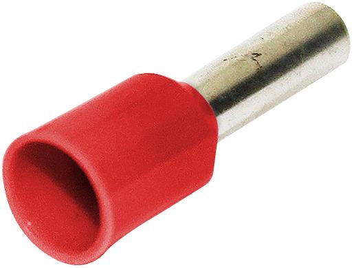Insulated Bootlace  Lug 0.5mm Red For Cables