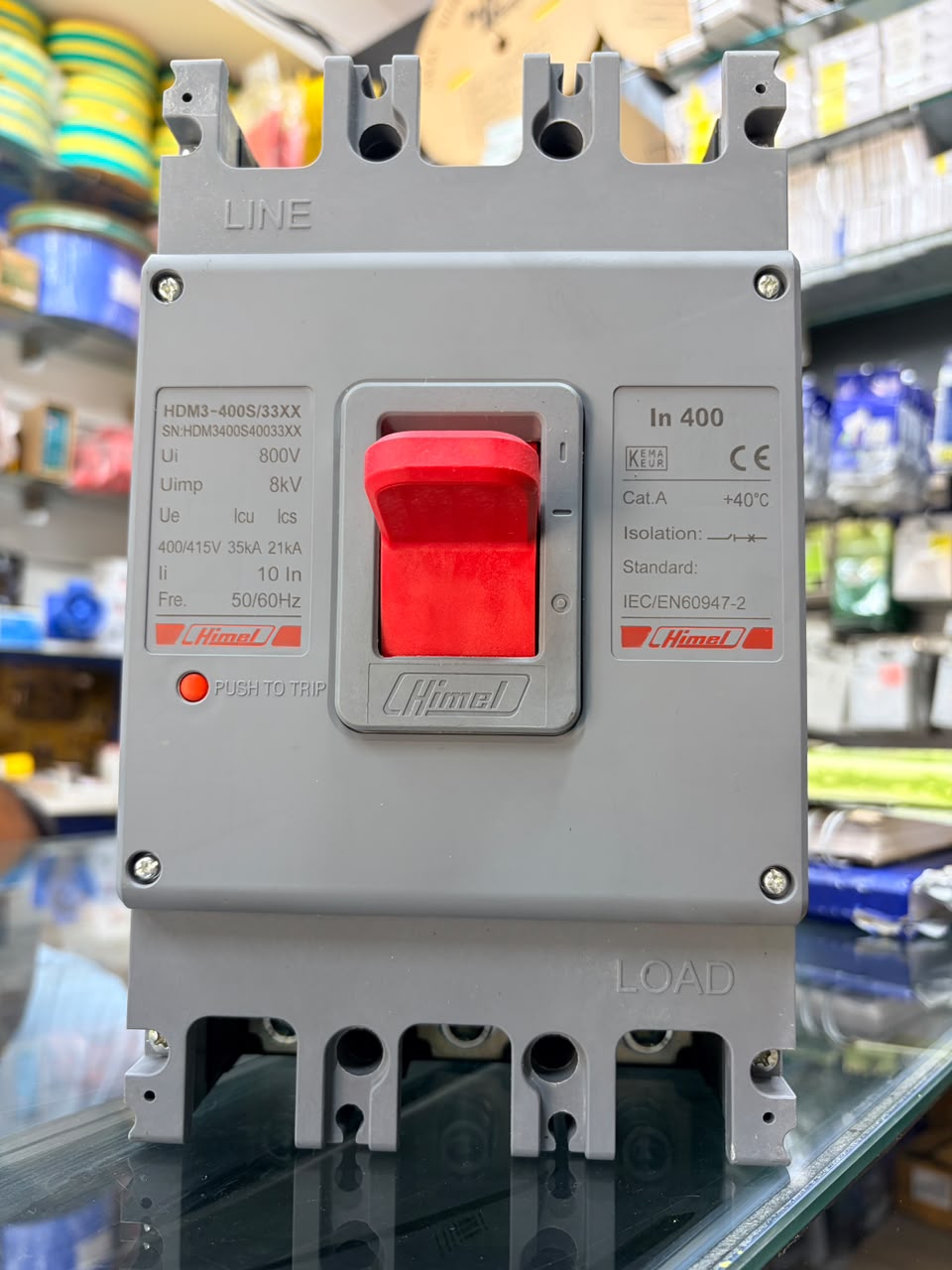 HDM3-400S 3-Pole Moulded Case Circuit Breaker (MCCB)