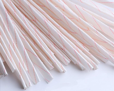 Insulating Cotton Fiberglass Sleeve Varnish Coated 25MM
