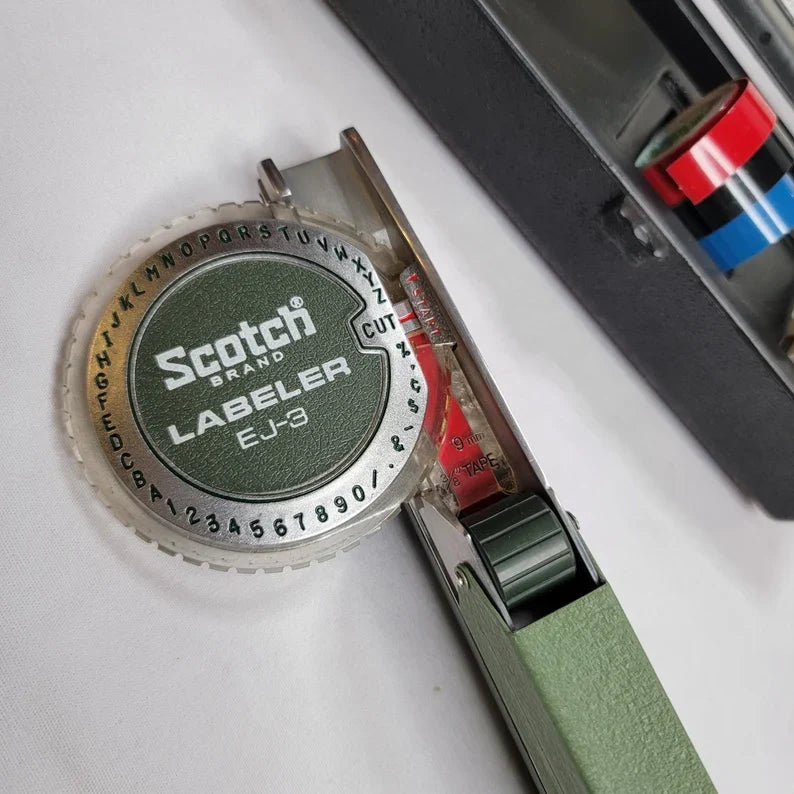 Vintage Scotch Labeling Tape Kit