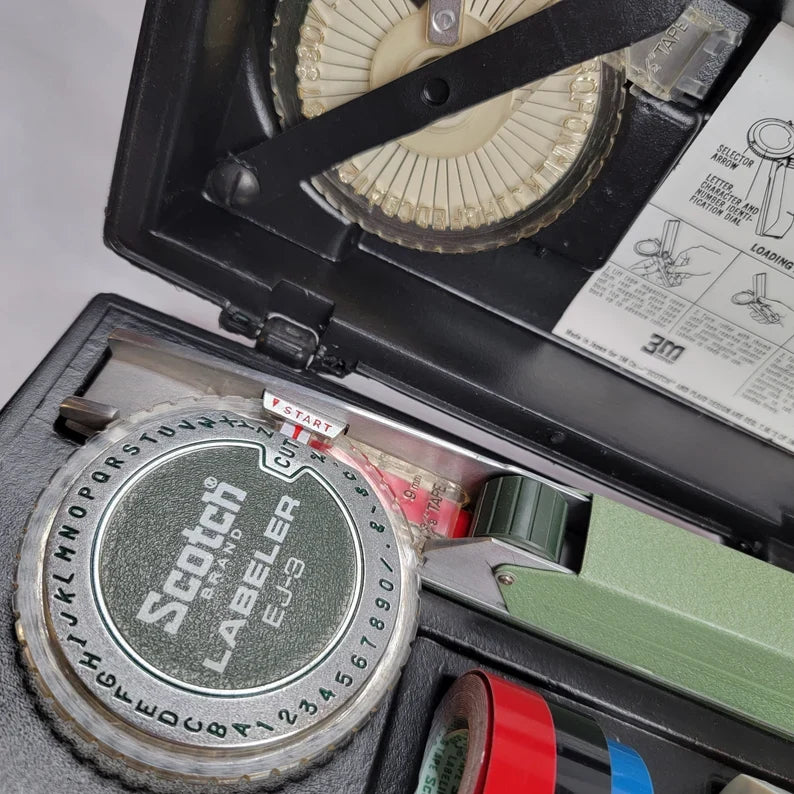 Vintage Scotch Labeling Tape Kit