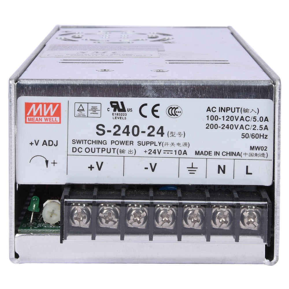 Switching Power Supply S-240 In VOLT 110-240V Out 24VDC