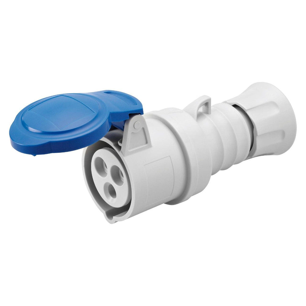 Industrial Female Mobile Socket 3P 16A 100-130V 50/60Hz - GW62004H