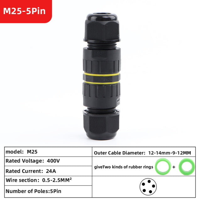 Waterproof connector \ Line Connector