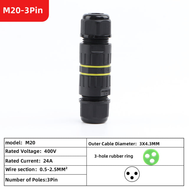 Waterproof connector \ Line Connector