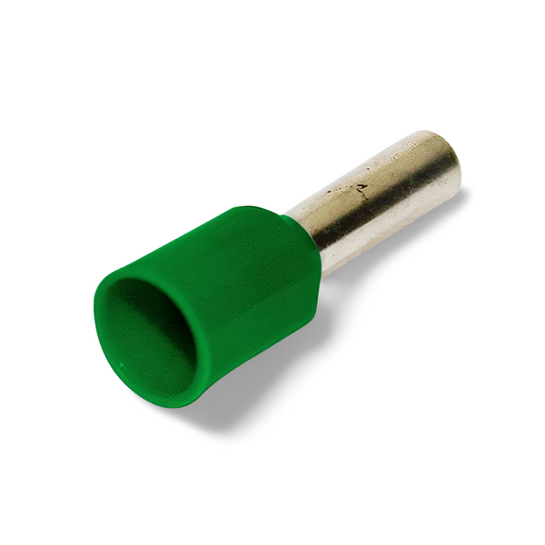 Insulated Bootlace Lug 1.5mm Green