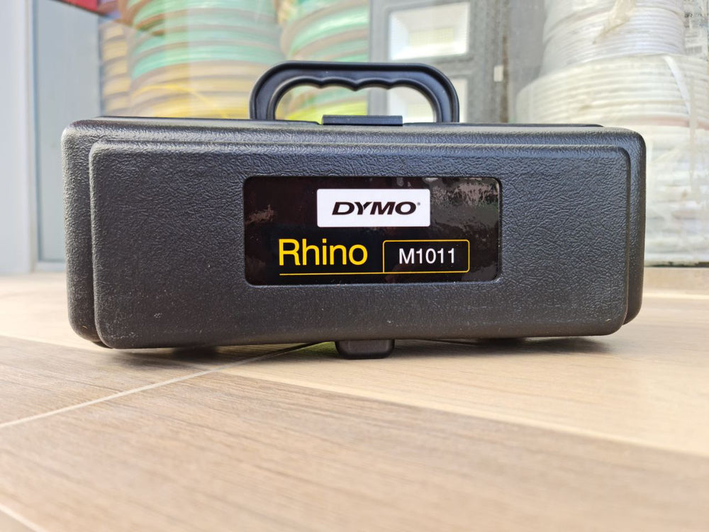 Stainless Steel Metal Tape Embossing Machine Kit DYMO Rhino M1011 - Ready Stock