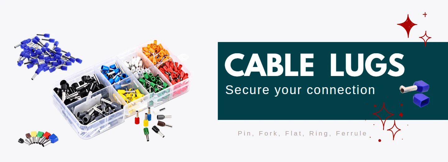 Electrical wiring cable lugs